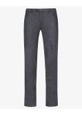 Pantalon chino grande taille flanelle anthracite