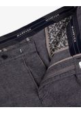Pantalon chino grande taille flanelle anthracite