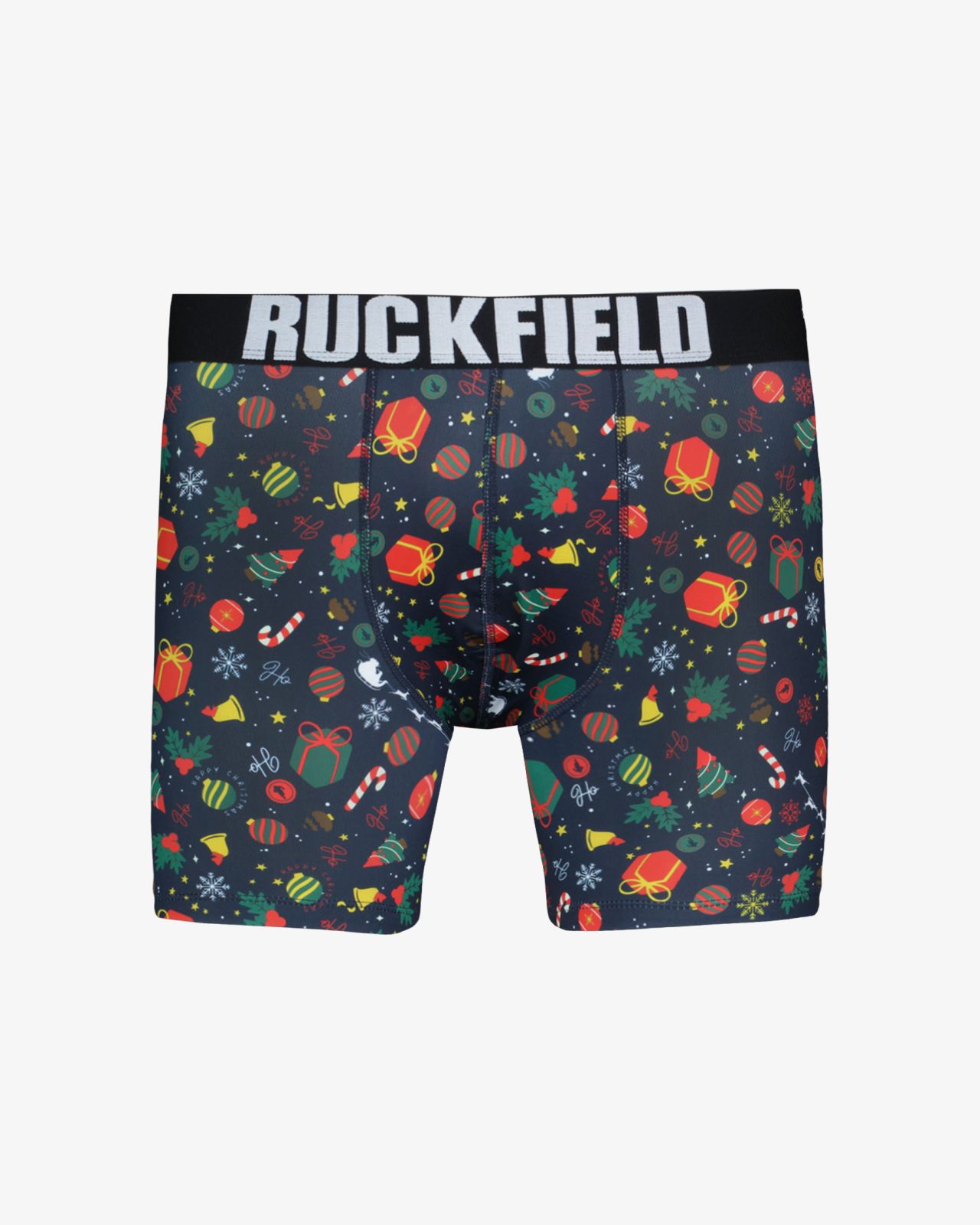 Boxer de Noël grande taille bleu marine