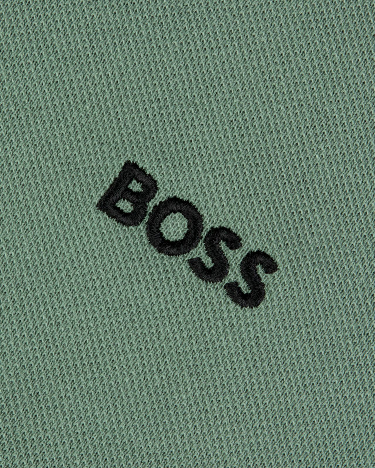 Polo manches longues grande taille vert