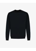 Pull col rond grande taille noir