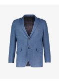 Veste en tweed grande taille bleu clair