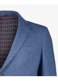 Veste en tweed grande taille bleu clair