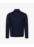Pull col camionneur grande taille bleu marine