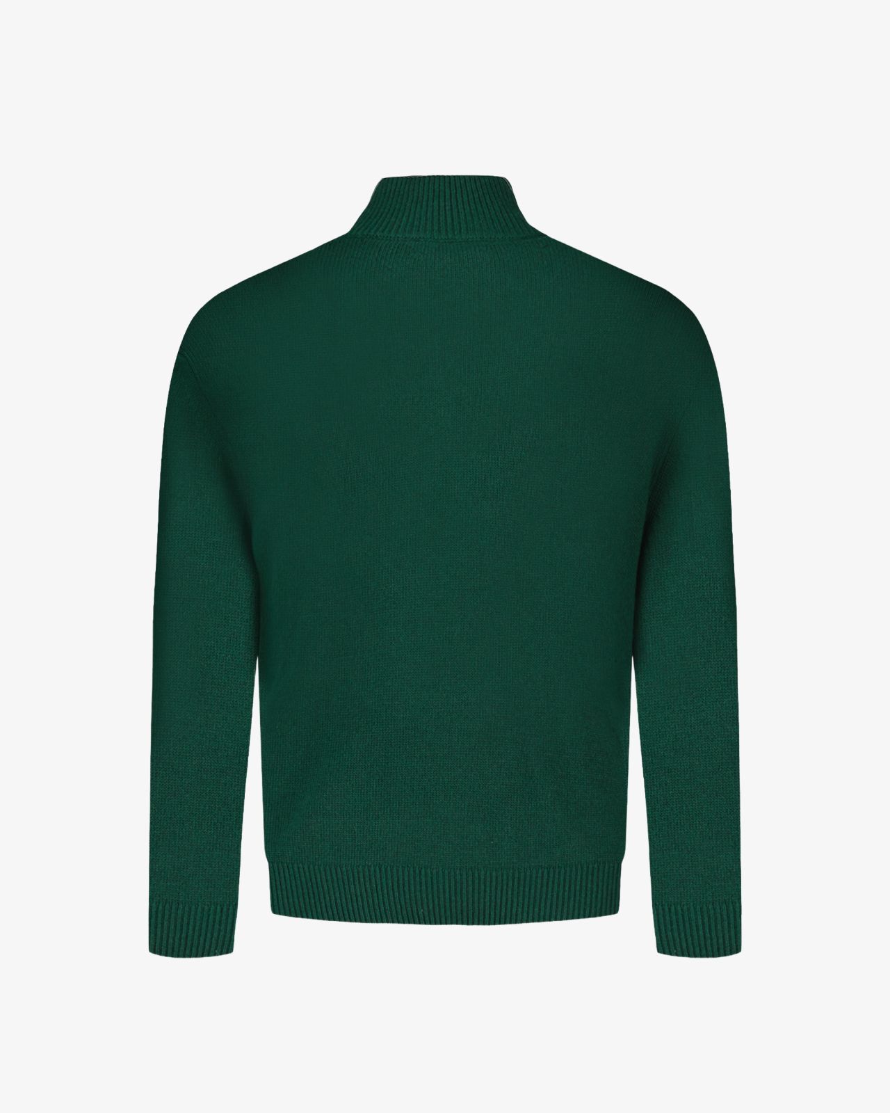 Pull col camionneur grande taille vert