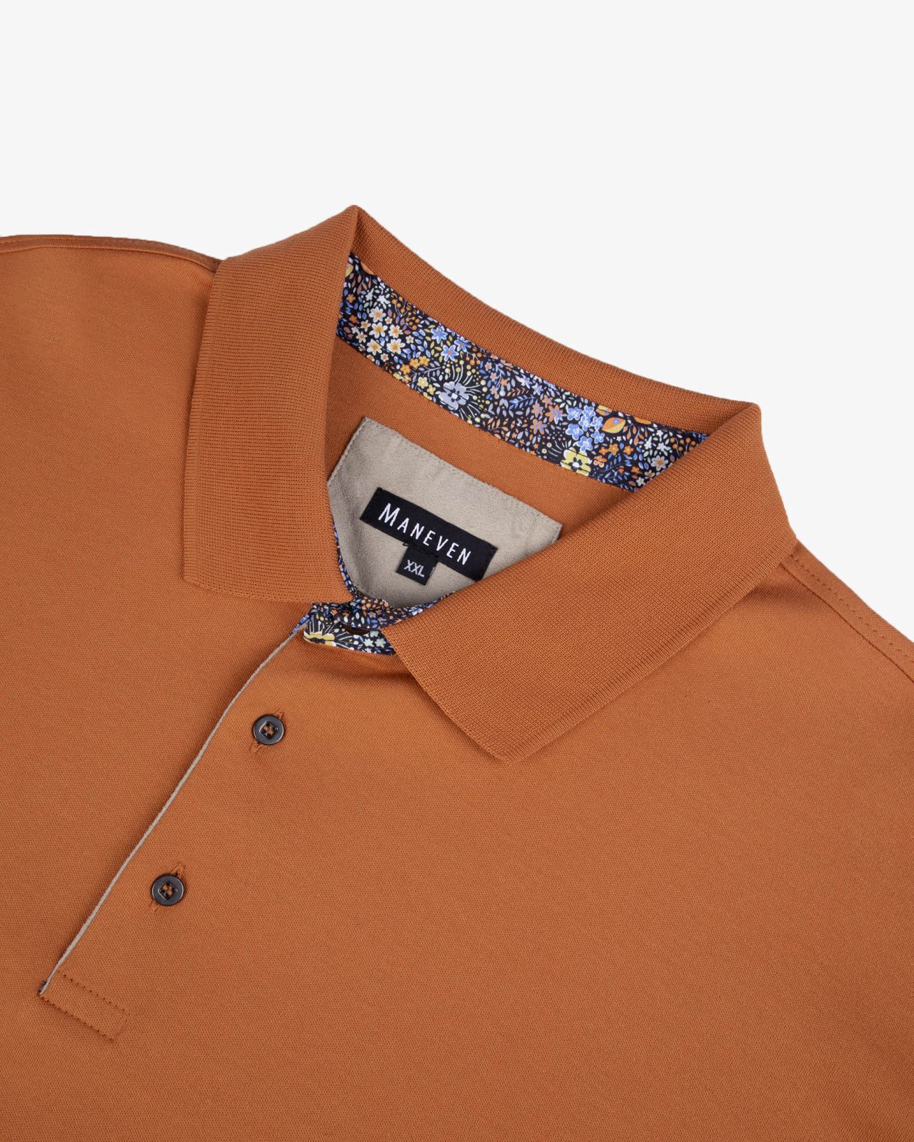 Polo jersey grande taille orange