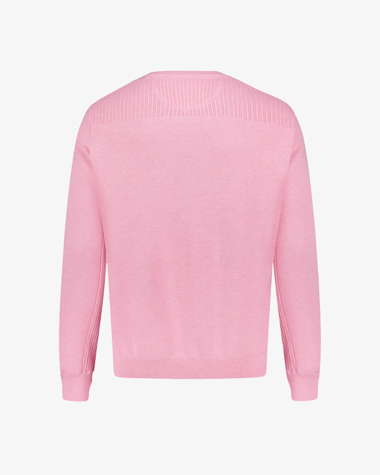 Pull nid d'abeille grande taille rose