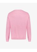 Pull nid d'abeille grande taille rose