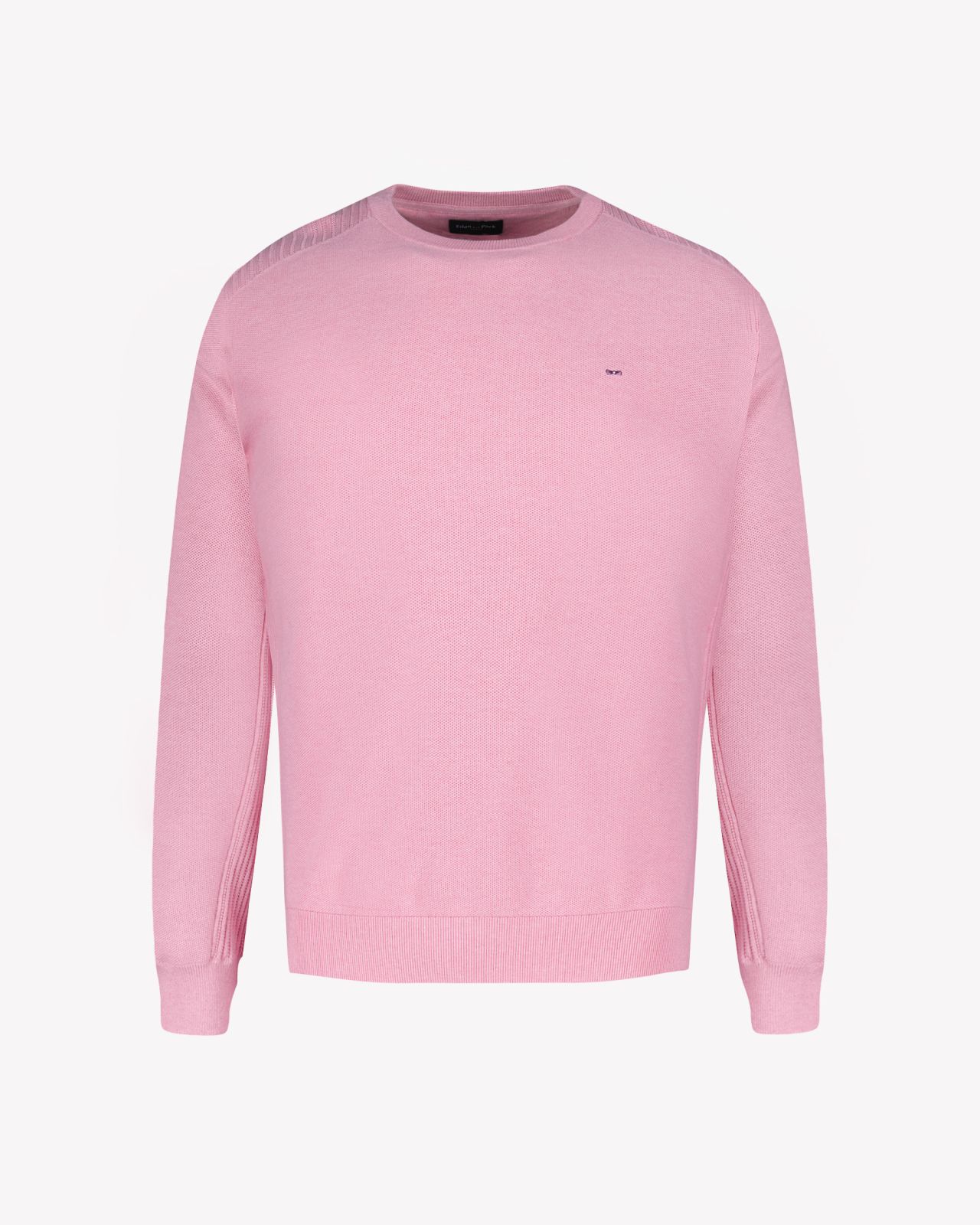 Pull nid d'abeille grande taille rose