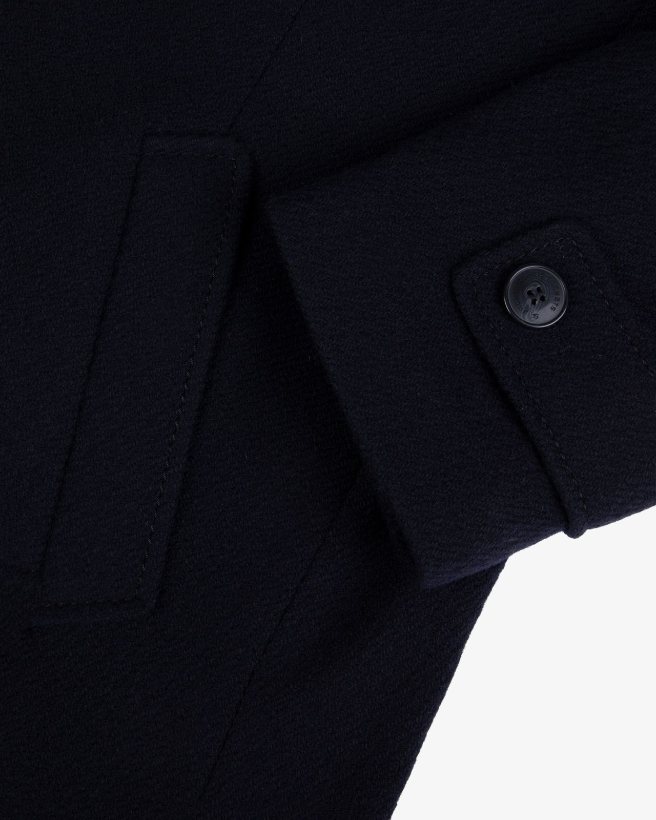 Manteau caban grande taille bleu marine