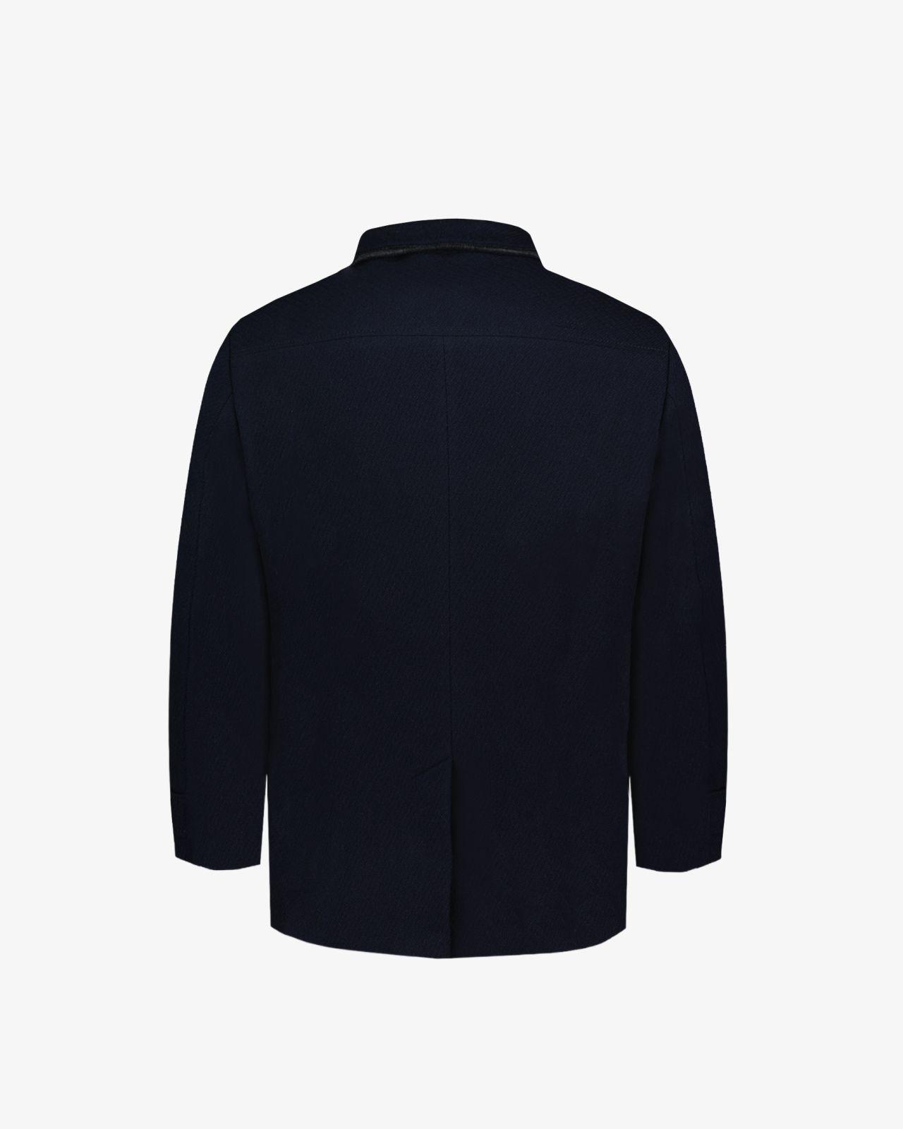 Manteau caban grande taille bleu marine
