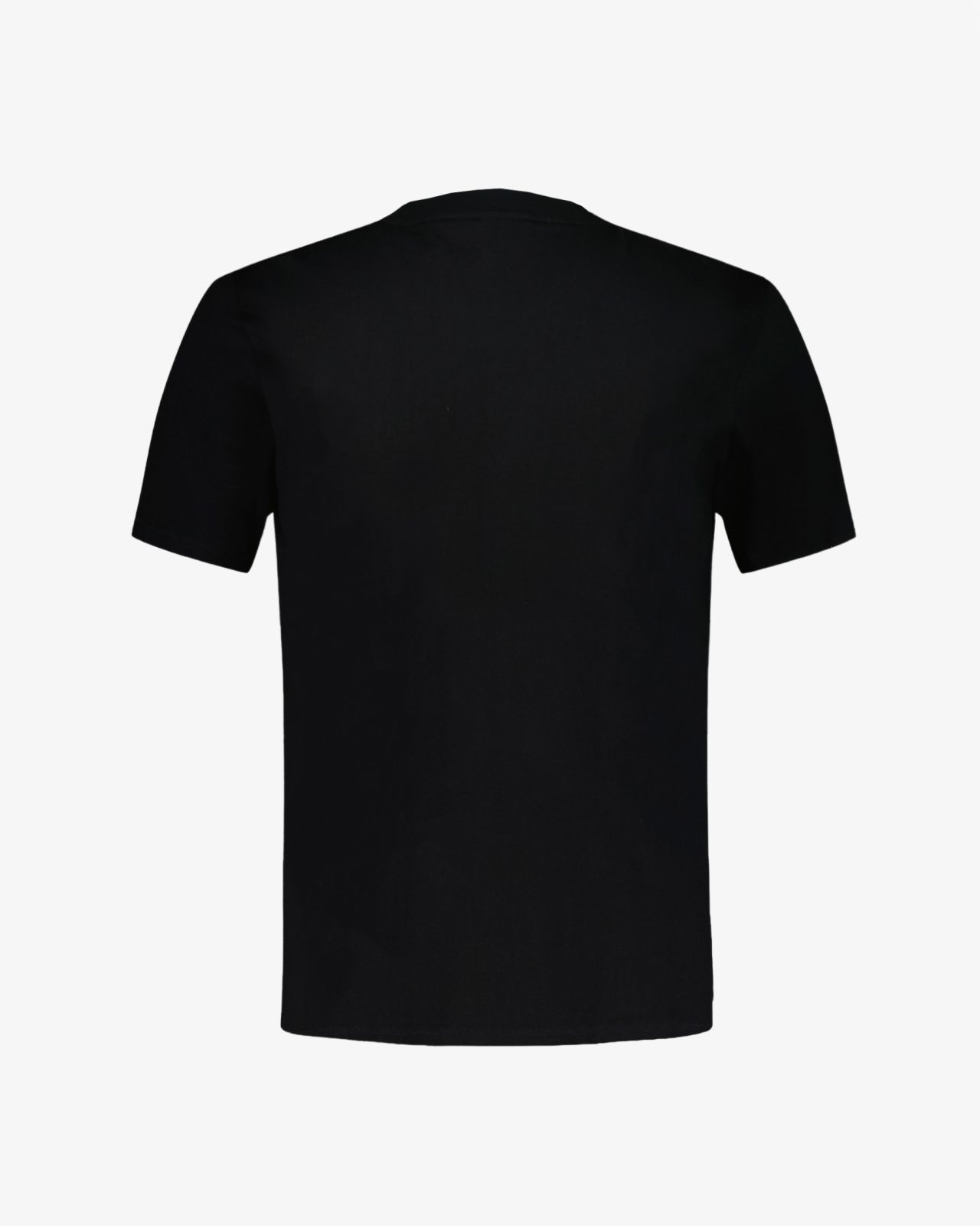 T-shirt col rond grande taille noir
