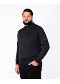 Pull mérinos grande taille anthracite
