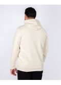Sweat à capuche grande taille beige