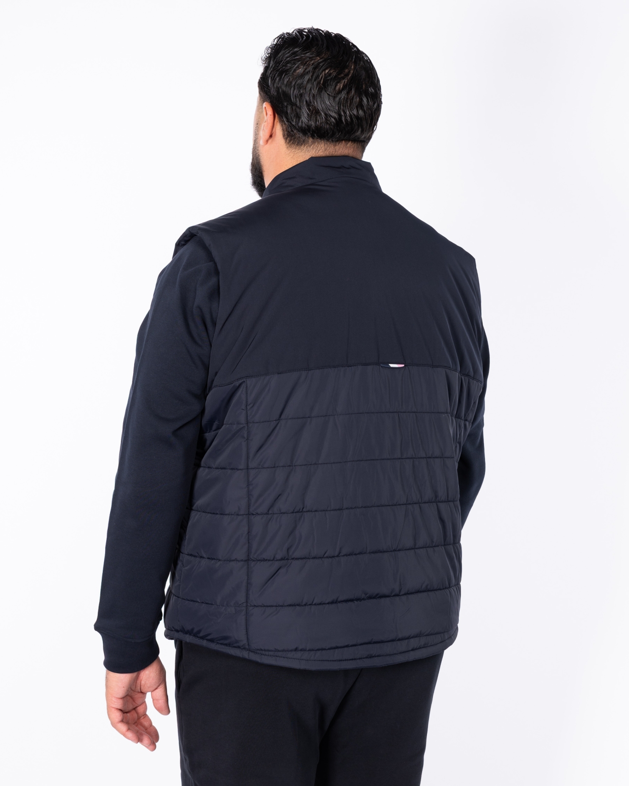 Doudoune sans manches technique grande taille bleu marine