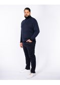 Pull col camionneur grande taille bleu marine