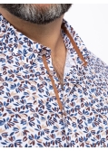 Chemise grande taille bleu