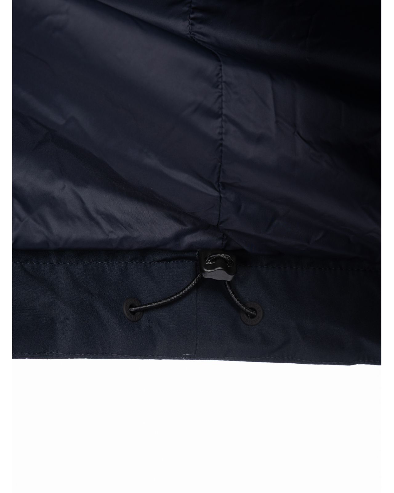 Blouson bimatière grande taille bleu marine