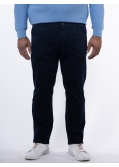 Pantalon 5 poches twill grande taille bleu marine