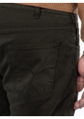 Pantalon 5 poches twill grande taille vert kaki