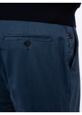 Pantalon chino avec ceinture grande taille bleu