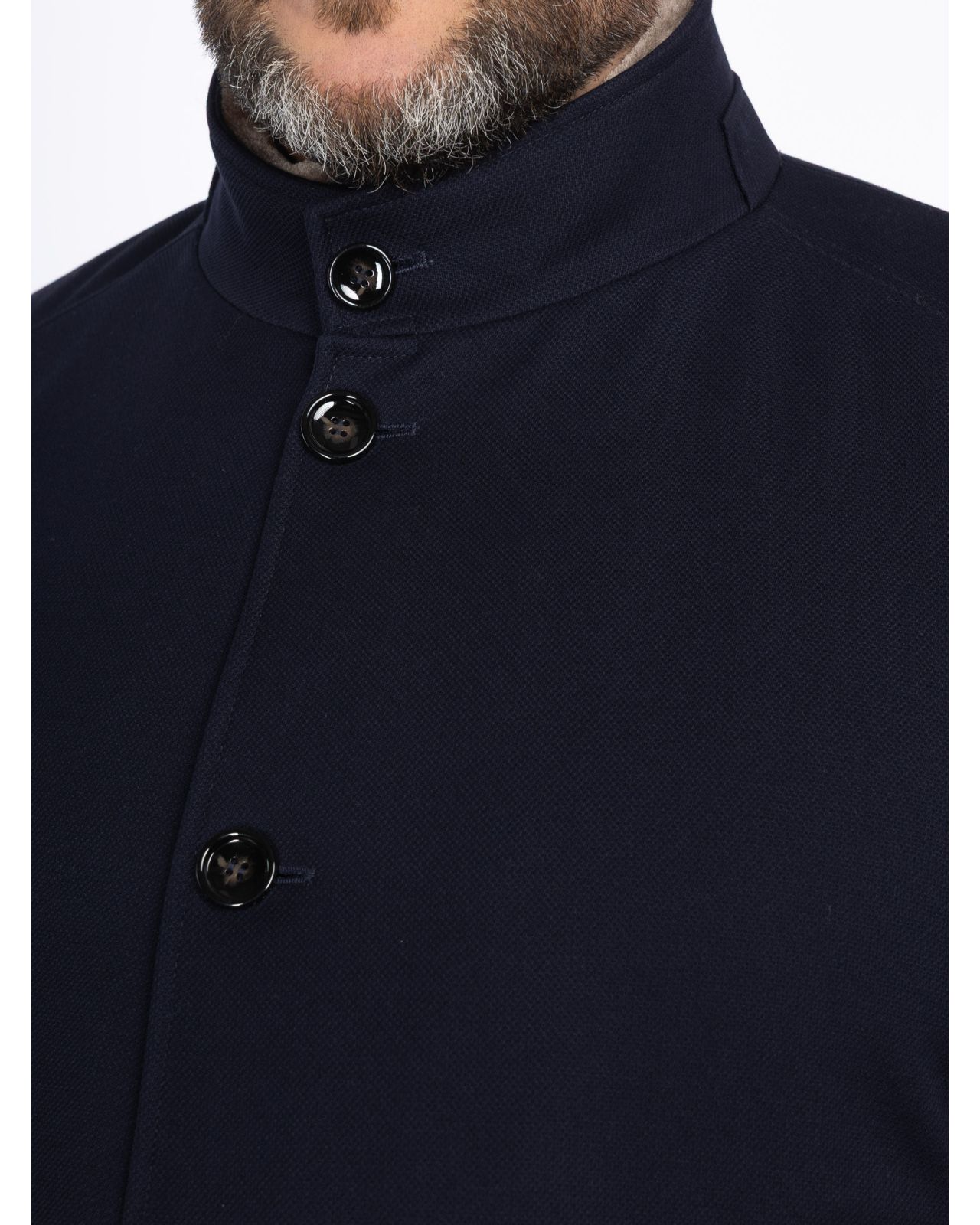 Manteau grande taille bleu marine