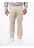 Pantalon chino grande taille twill beige