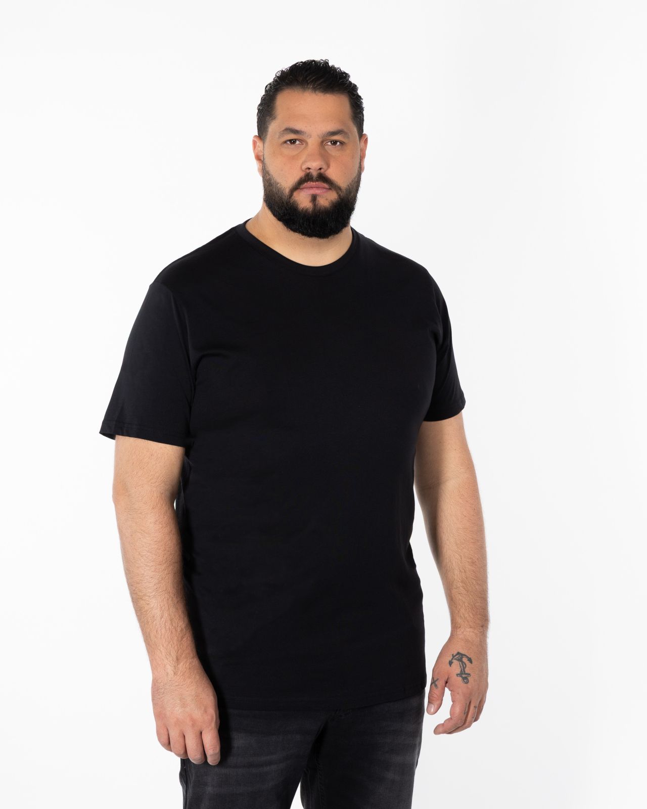 T-shirt pour homme grand noir