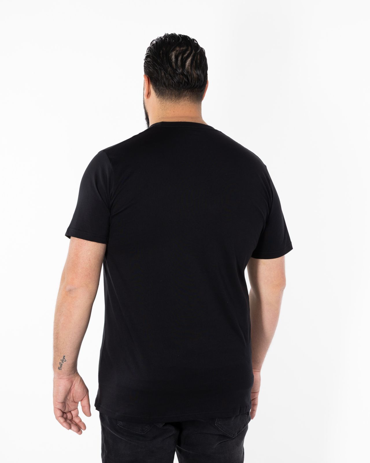 T-shirt pour homme grand noir