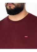 T-shirt grande taille bordeaux