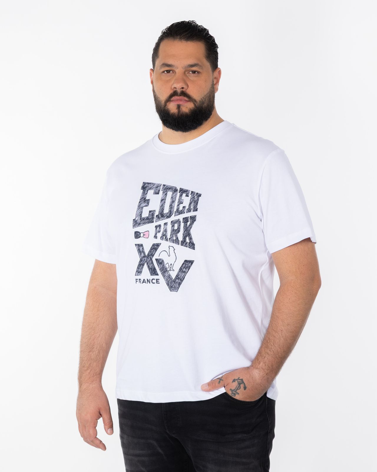 T-shirt grande taille blanc