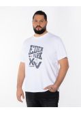 T-shirt grande taille blanc