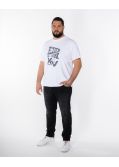 T-shirt grande taille blanc