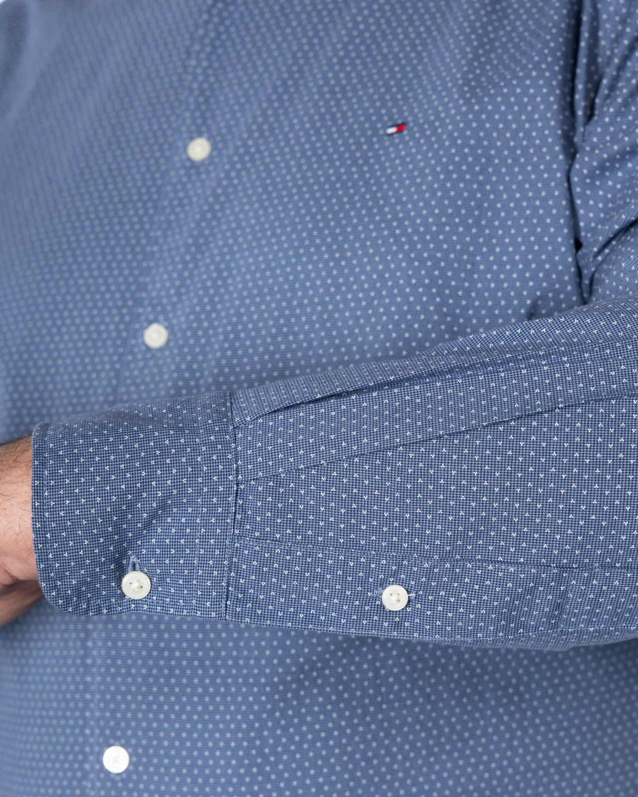 Chemise popeline grande taille bleu indigo