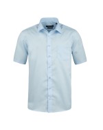 Chemisette Popeline bleu marine: grande taille du 44 (XL) au 56 (7XL) 