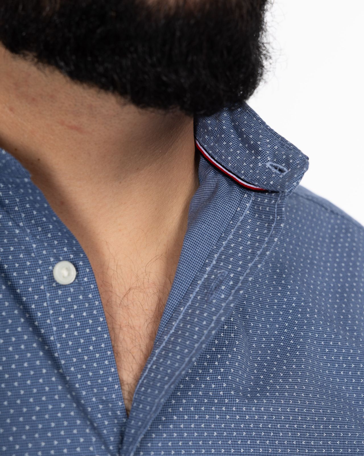 Chemise popeline grande taille bleu indigo