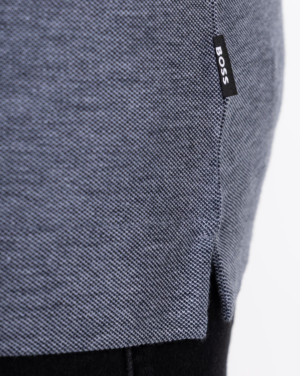 Polo piqué grande taille bleu indigo