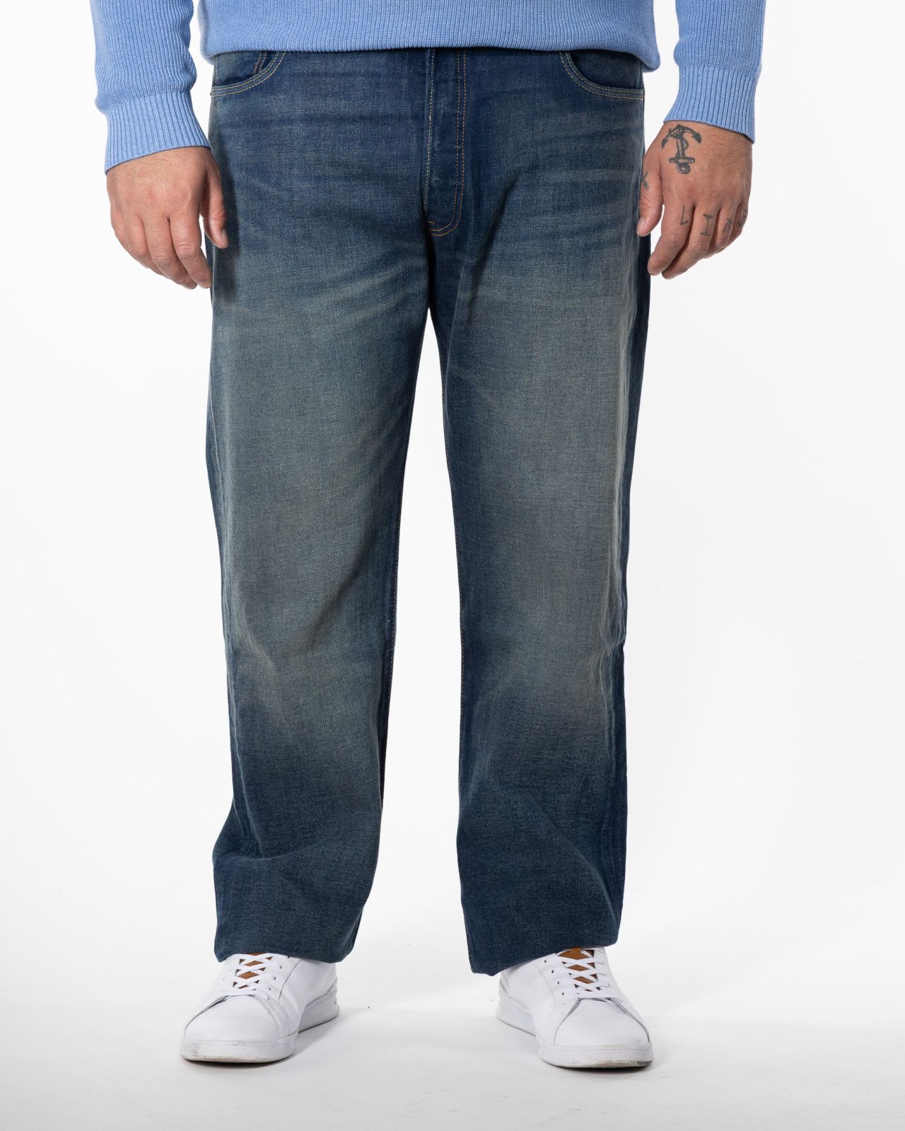 Jeans 501 grande taille bleu indigo