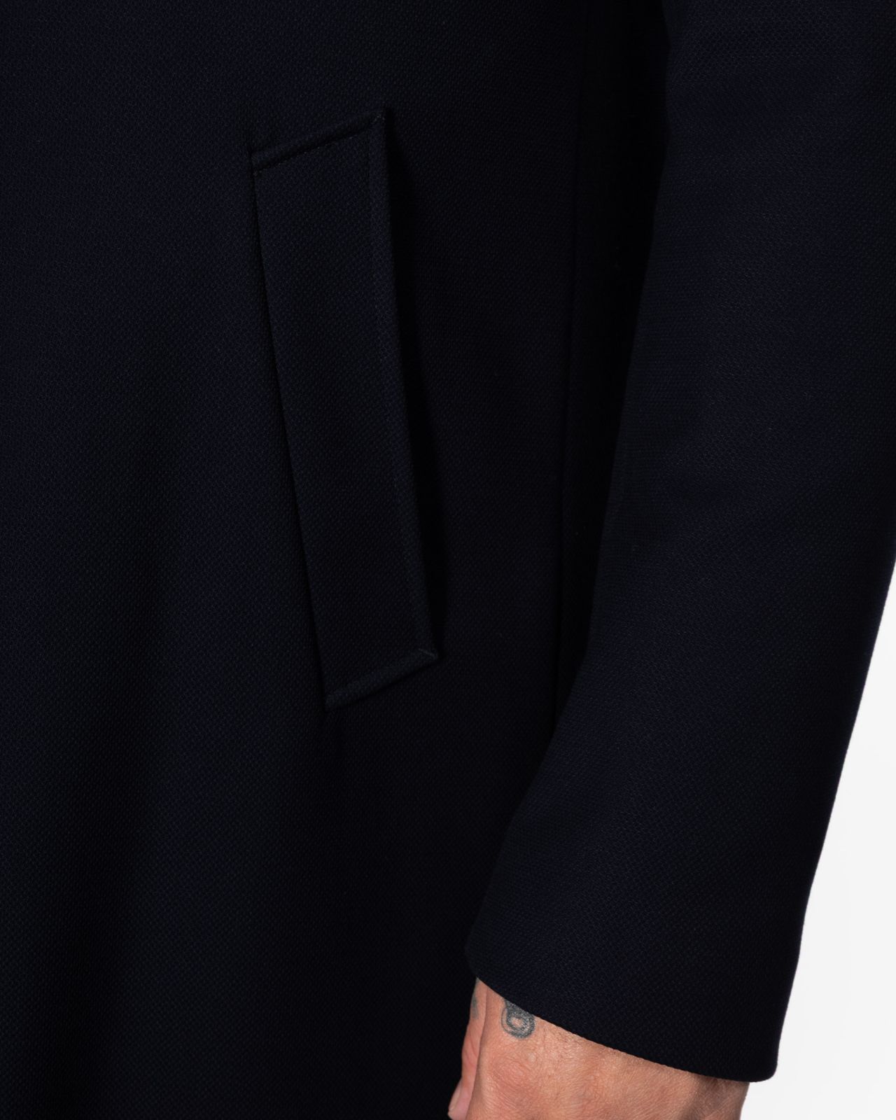 Manteau pour homme grand bleu marine