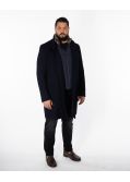 Manteau pour homme grand bleu marine