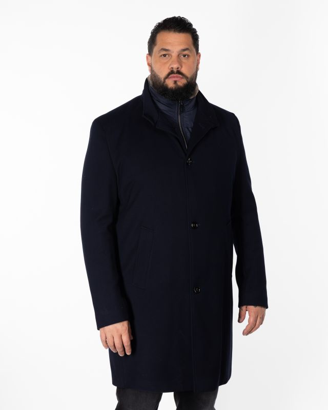 Manteau pour homme grand bleu marine