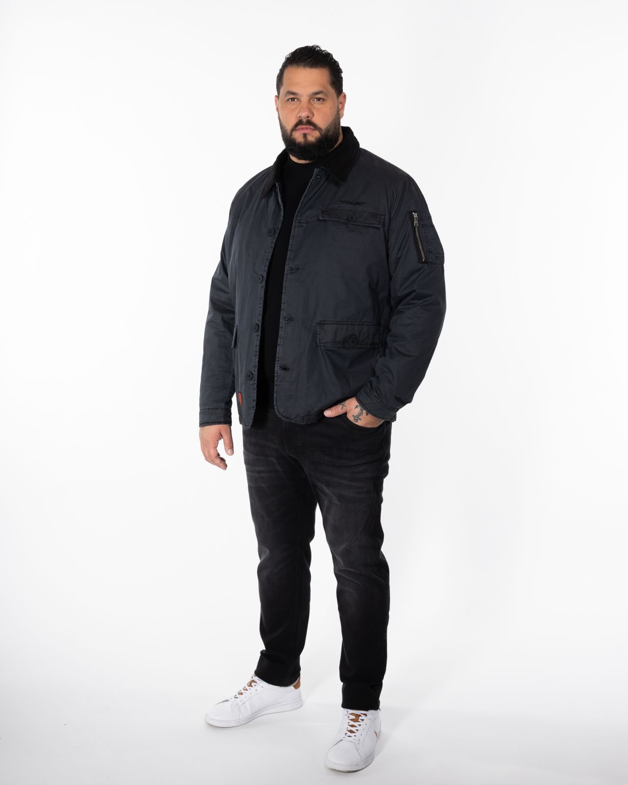 Veste grande taille noir