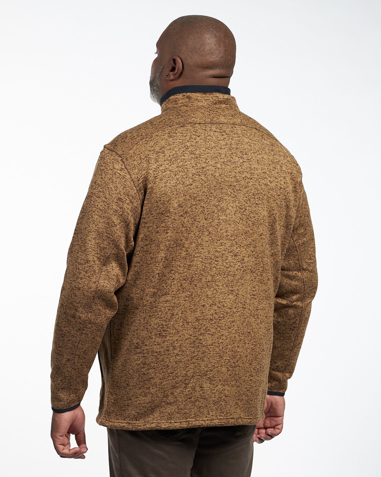 Polaire tricot grande taille beige