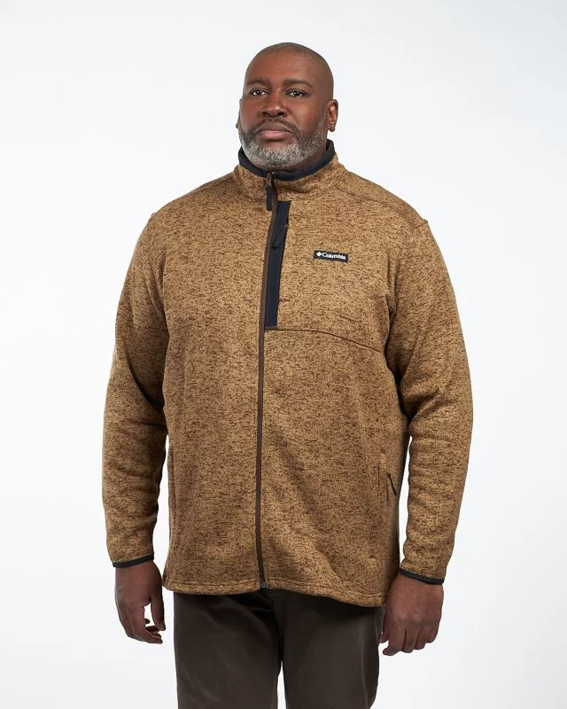 Polaire tricot grande taille beige