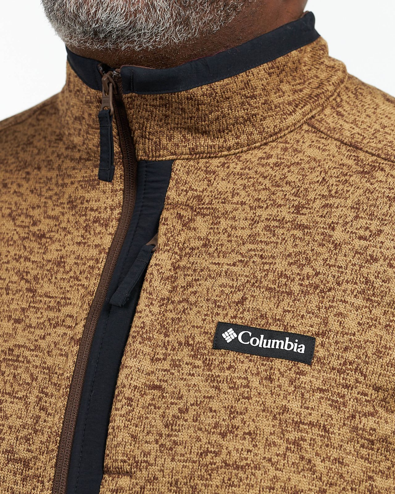 Polaire tricot grande taille beige