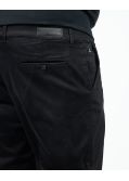 Pantalon chino stretch grande taille noir