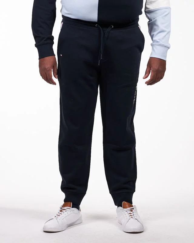 Bas de survêtement grande taille bleu marine