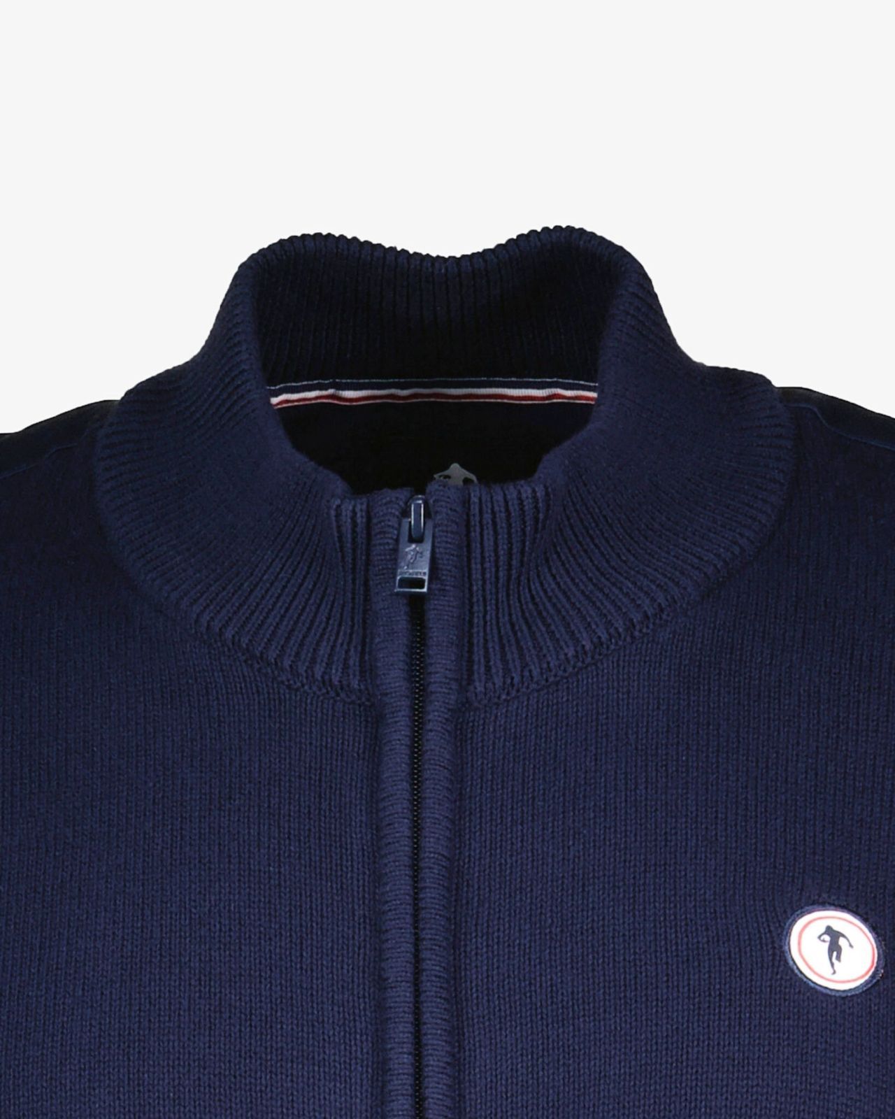 Gilet zippé grande taille bleu marine