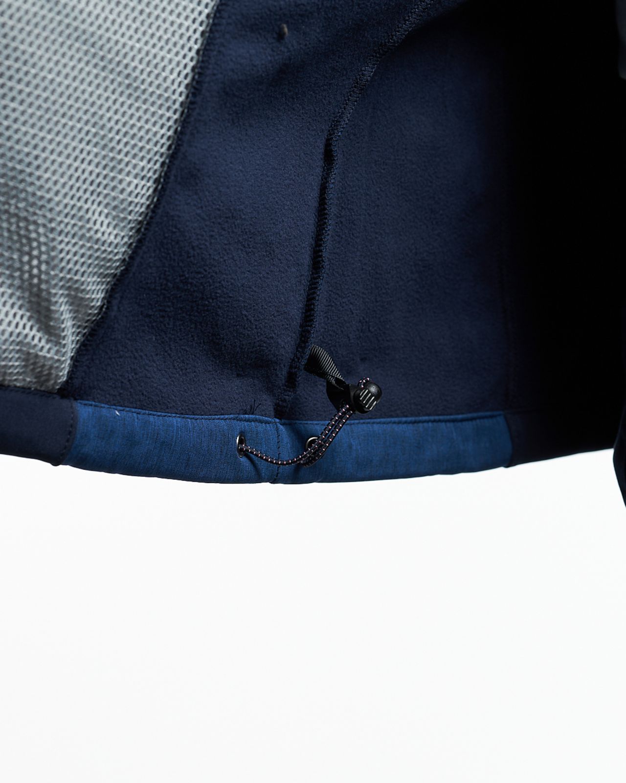 Blouson softshell grande taille bleu