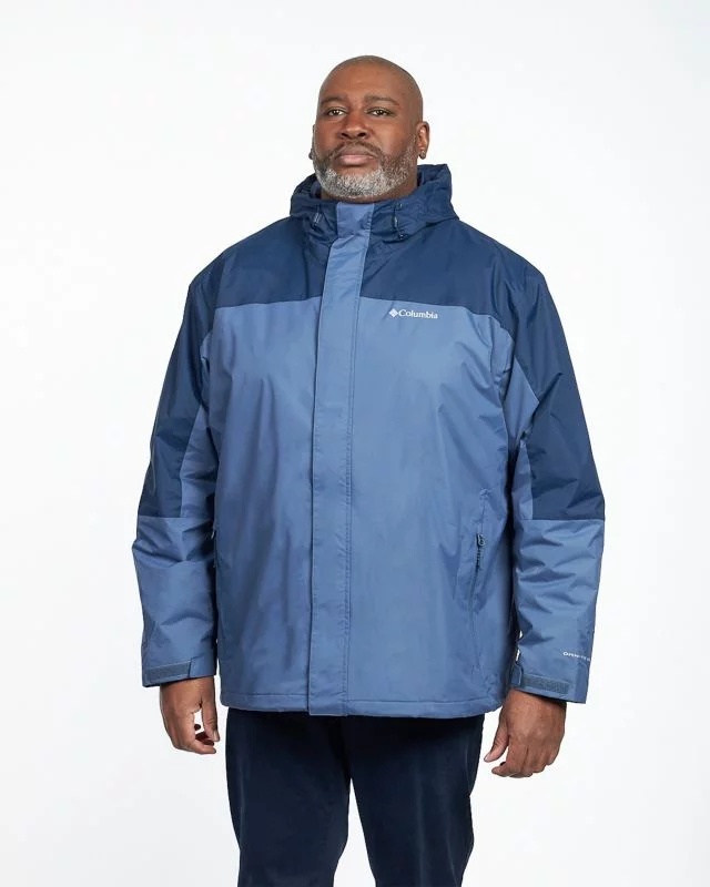 Parka 2 en 1 grande taille bleu indigo